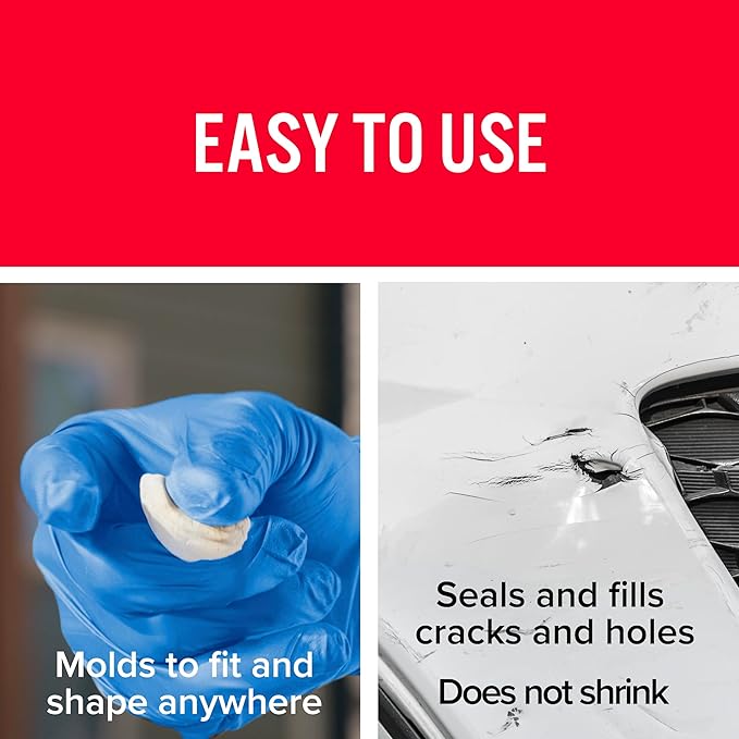 J-B Weld 8237 PlasticWeld Plastic Repair Epoxy Putty - 2 oz.