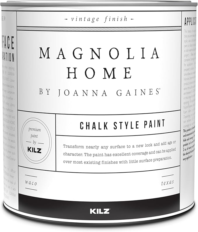 Magnolia Home by Joanna Gaines Chalk Style Interior Paint for Furniture and Cabinets, Ultra-Matte, ROCKING HORSE - 1 Quart