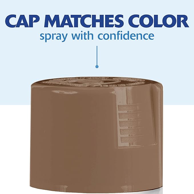 Rust-Oleum 383203-6PK Painter's Touch 2X Ultra Cover Spray Paint, 12 oz, Gloss Latte, 6 Pack