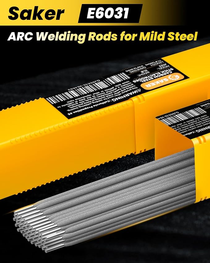Saker E6013 Welding Rod 3/32'' 2-Pound Carbon Steel Stick Welding Electrodes