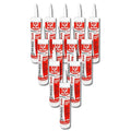 Red Devil 0406 Duraguard Kitchen & Bath Siliconized Acrylic Caulk, 10.1 oz., White, 12 Pack, Made in USA