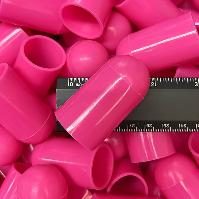 High Temp Masking Supply Silicone Rubber End Caps for Parts Up to 1.00" (1 Inch) - Powder Coating, Painting, Automotive, Crafts, DIY - Non-Toxic, Flexible, Reusable SC970 (250 Pack)