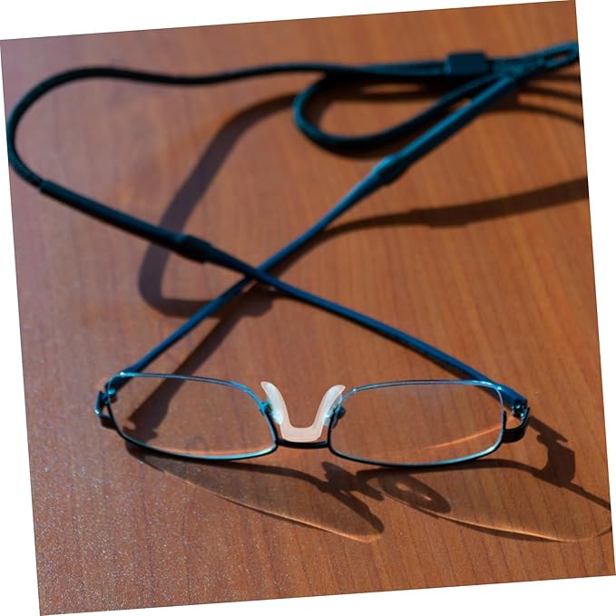 3pcs Silicone Eyeglasses Nose Pads Soft Glasses nosepads Eye Glasses Repair Parts Eyeglass Parts Nose Bridge for Supplies Comfortable Nosepads