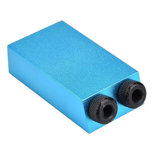 34Pcs Wood Woodwork Guides Joint Angle Tool Carpentry Locator,Pocket Hole Jig 15° Woodworking Inclined Hole Fixture 6/7/8/9/10mm Drill Bits Dowel Screw Drill Jig Joinery Kit Carpenters