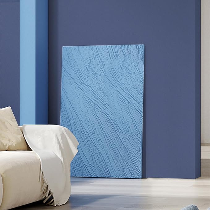Blue Peel and Stick Wallpaper Blue Contact Paper for Cabinets and Drawers | 15.7" x 590.5" Self Adhesive Removable Vinyl Film WallPaper for Bedroom Decorative Table and Wall Reform