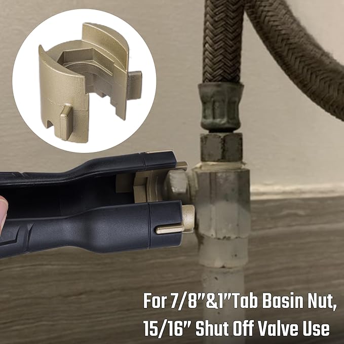 DURATECH Faucet Wrench, Sink Wrench, 8 in 1 Plumbing Wrench, Faucet Installation and Removal Tool for Plumbing Repair