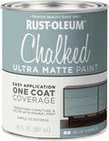 Rust-Oleum Harbor Blue Chalked All-in-One Ultra Matte Paint | One Coat Coverage | No Primer, Sanding, Or Topcoat Needed | Easy Clean Up | Made in USA | 30 OZ