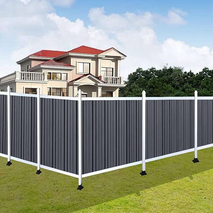 Metal Roofing Panels - Corrugated Galvanized Roof Panels 10 Pcs Waterproof Siding Panels for Outdoor House Storage Patio Garages Sheds