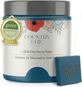 Country Chic All-in-One Chalk Paint for Furniture, Cabinets, Home Decor, Eco-Friendly, Matte Finish, Built-In Primer & Top Coat for Wood, Metal - Bling Bling (Royal Blue) - 8 oz (237 ml)