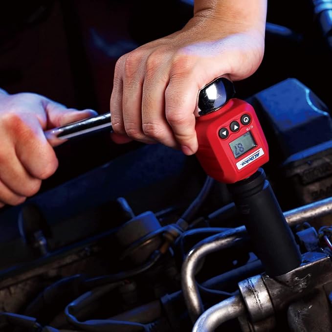 ACDelco 1/2” Digital Torque Adapter (25 to 250 ft-lbs) with Audible, LED Alert ARM602-4A
