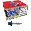 10 x 1 Gallery Blue Metal Roofing Screws - Hex Washer Head- Self-Starting/Tapping - EPDM Washer. 10 X 250 Bags - 2,500 Screws
