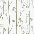Timeet Peel and Stick Wallpaper Green Leaf Wall Paper Boho Floral Contact Paper Self Adhesive Removable Eco-Friendly Decoral for Bedroom Bathroom Vinyl Film 16.14"x78.7"