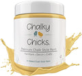 Chalky Chicks 32 Fl Oz Matte Tuscany (Yellow) Chalk Paint for Furniture Without Sanding - No Prep Furniture Paint No Sanding All in One for Crafts, Wood, Walls, Cabinet, Metal, Dresser