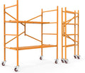 Rolling Scaffold Platform with Locking Wheels, 800 LBS Capacity Heavy Duty Baker Style Scaffolding for Construction, Building Renovation, Roofing, Painting