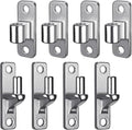 Insaga 304 Stainless Steel Gate Hinges Heavy Duty 600LB Capacity, 5/8'' Non-Welded One-Piece Design, Wall Mount Hinges for Farm Gates & Wooden Fences, 4Pack