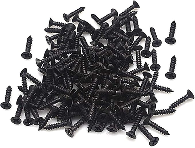 XMHF Folding Butt Hinge, Cabinet Gate Closet Door Hinge 1-1/2'' Long Home Furniture Hardware with Mounting Screws Black, Pack of 12