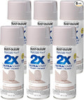 Rust-Oleum 299883-6PK Painter's Touch 2X Ultra Cover Spray Paint, 12 oz, Satin Smokey Beige, 6 Pack