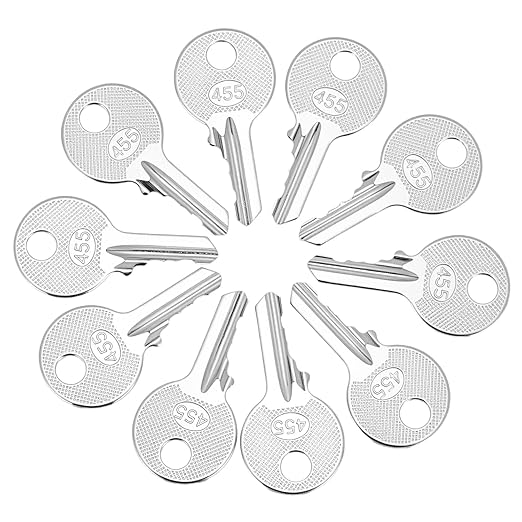 QWORK Equipment Replacement Key, 10 Pack Replacement Key Compatible with 5P8500