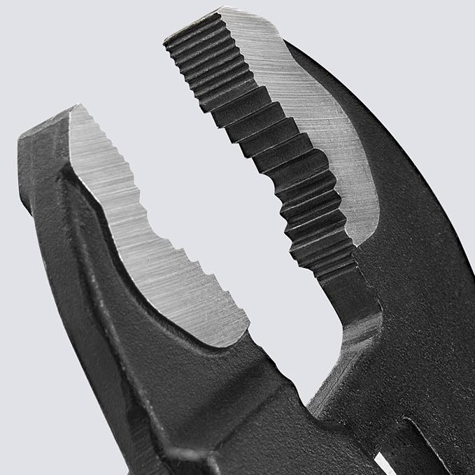 HAUTMEC 3PCS Water Pump Pliers Set, Auto Adjusting Tongue and Groove Joint Pliers Tool Set, One-Hand Spring-Loaded Design, CRV Steel V-Jaw with Comfort Grip, 7/10/12 Inch for Plumbing, Home Repair