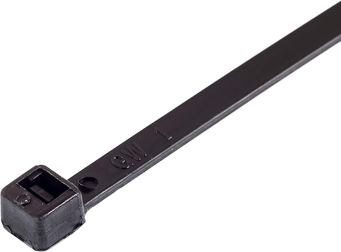 GTSE 14 inch Black Zip Ties, 10,000 Bulk Contractors Pack, 50lb Strength, UV Resistant Long Nylon Cable Ties, Self-Locking 14" Tie Wraps, Full Carton