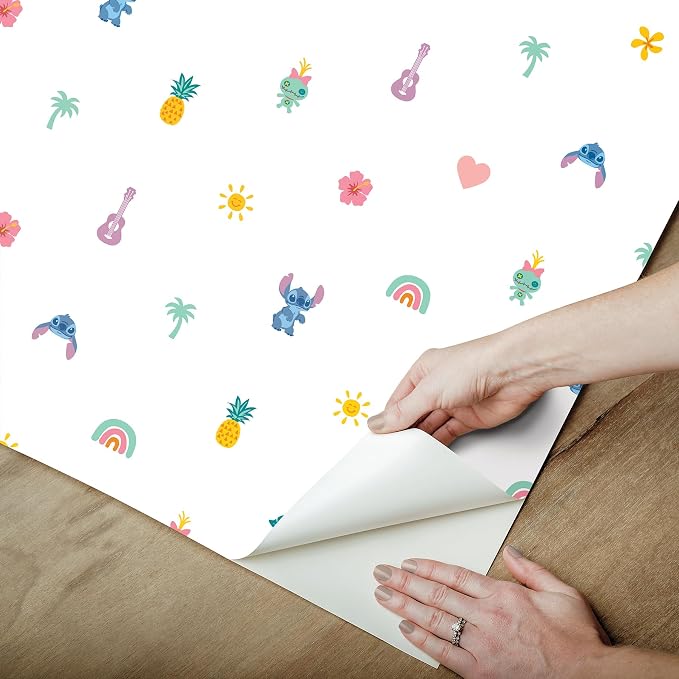 Disney Stitch Peel and Stick Wallpaper by RoomMates, RMWS1267