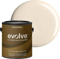 EVOLVE Paint & Primer: Environment-friendly, Low Sheen with One-coat Coverage for Interior & Exterior surfaces (Vanilla White, 1-Gallon)