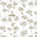 Hopepak Floral Peel and Stick Wallpaper Beige Contact Paper for Bedroom Leaf Removable Self Adhesive Wall Paper for Bathroom Modern Wallpaper for Walls Cabinets Shelf Liner Vinyl 17.3" x 78.7"