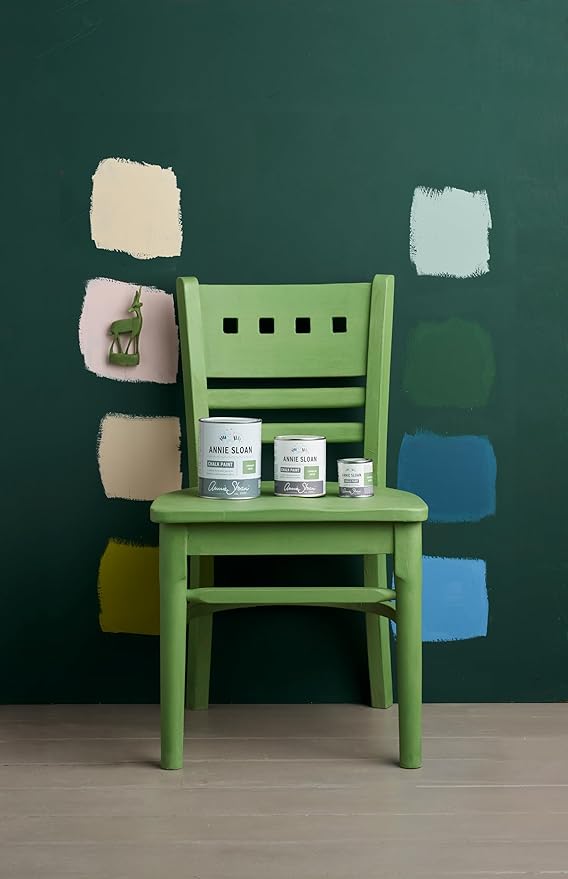 Annie Sloan Chalk Paint® (Capability Green, 500 ml/16.9 Fl Oz) a unique decorative paint for furniture, cabinets and home décor with no sanding or priming