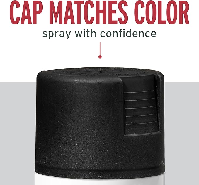 Rust-Oleum 401641-6PK Stops Rust Spray Paint, 12 oz, Matte Black, 6 Pack