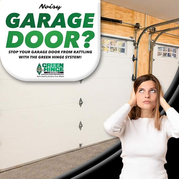 Energy Saving Garage Door Hinge - 4 Panel Doors Up to 12', MFG# R4416-40