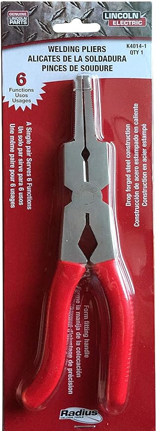 Lincoln Electric MIG Welding Pliers | Forge Hardened Steel | 6 Functions | K4014-1