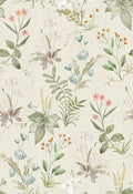 Simon&Siff Vintage Floral Peel and Stick Wallpaper 17.3" x 118" | Beige Botanical Contact Paper Self Adhesive Removable Waterproof Wall Paper, Renter Friendly, Bedroom Cabinets DIY Decor