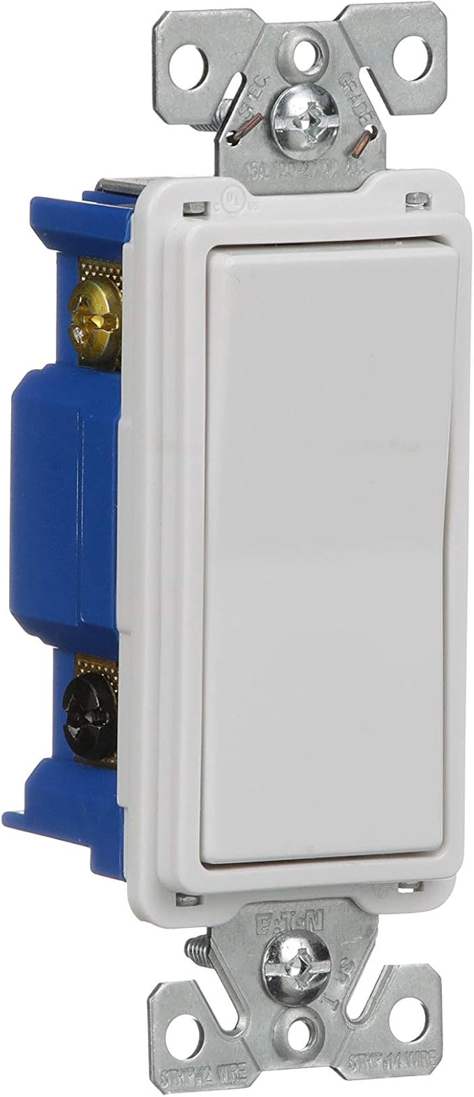 Eaton 7504W-SP-L 15-Amp, 120-Volt Standard Grade 4-Way Decorator Switch, White