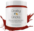 Chalky Chicks 16 Fl Oz Matte Poison Apple (Dark Red) Chalk Paint for Furniture Without Sanding - No Prep Furniture Paint No Sanding All in One for Crafts, Walls, Cabinet, Metal, Dresser, Farmhouse