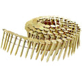 meite Coil Roofing Nails 1-Inch x .120-Inch Electro Galvanized 15 Degree Full Round Head Coil Nails for Roofing Nailer, Wire-Weld Collated Roofing Nails for Roof Lathing Sheathing 2,880 PCS