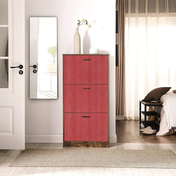 Burgundy Red Grasscloth Peel and Stick Wallpaper Texture Contact Paper 15.7"x480" Vintage Wallpaper Removable Waterproof Wall Paper for Room Walls Cabinets Furniture Drawers Desk