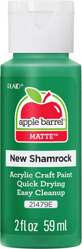 Apple Barrel Acrylic Paint in Assorted Colors (2 oz), 21479, New Shamrock
