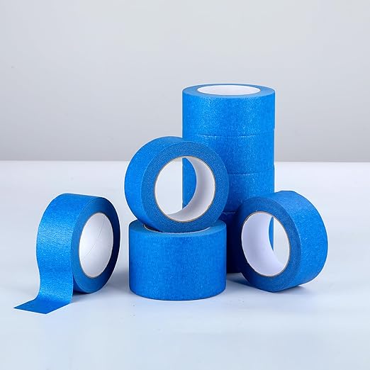 VOISEN 21 Packs Painters Tape, Blue Painters Tape, 2 Inch Wide (1.85 in x 55 Yds), Masking Tape for Multi-Purpose, Masking Tape Bulk,DIY Artist Craft Arts, Decoration, Drafting, No Residue