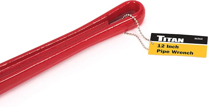 Titan 21312 12-Inch Heavy-Duty Straight Pipe Wrench
