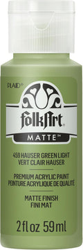 FolkArt Acrylic Paint in Assorted Colors (2 oz), 459, Hauser Green Lt