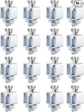 Toolly 16 Pack Butt Welding Clamps - Small Welding Clamps Auto Body Panel Clamps for Edge to Edge Welding