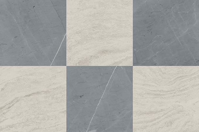 FloorPops x Chris Loves Julia Bonneville Slate Peel and Stick Floor Tiles, FP6523
