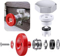 Outdoor Faucet Repair Kit, ASSE 1019-A Metal Vacuum Breaker and Handle Kit, Anti Siphon Frostproof Valve Replacement, Wall Hydrant Fix for Leaks and Frozen Pipes, Outside Faucet Repair