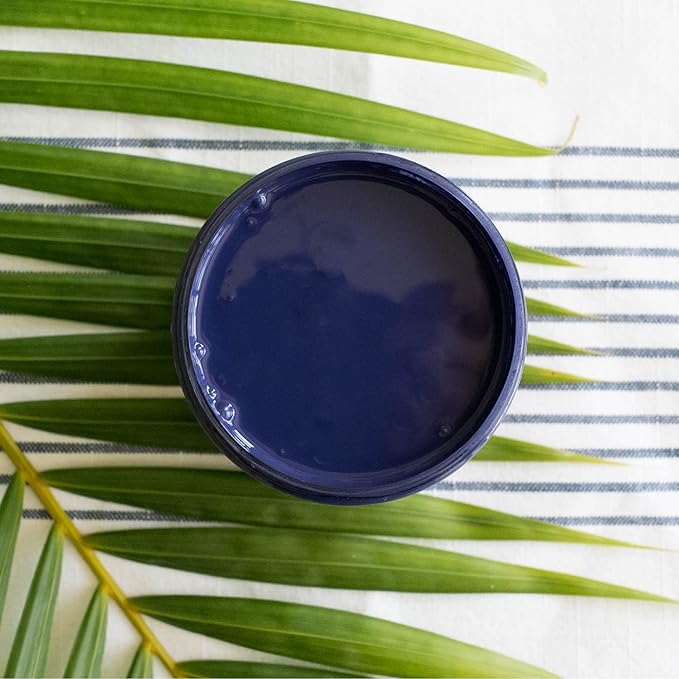 Dixie Belle Silk All-in-One Mineral Paint - Nautical (16oz) - Navy Blue Water Based Built-In Primer + Topcoat for Wood + Metal - Durable Furniture Paint - Low Reflective Finish
