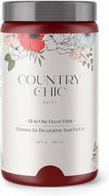 Country Chic All-in-One Chalk Paint for Furniture, Cabinets, Home Decor, Eco-Friendly, Matte Finish, Built-In Primer & Top Coat for Wood, Metal - Paint The Town (Red) - Quart 32 oz (950 ml)