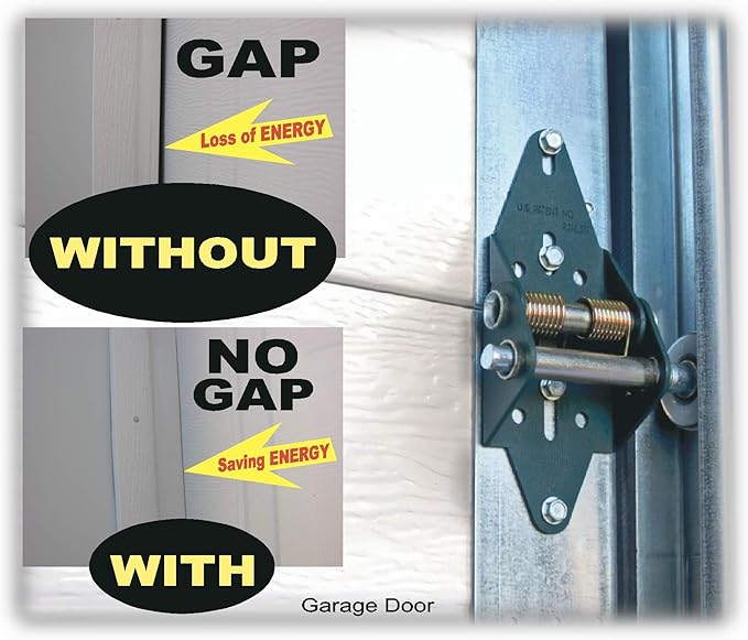 Energy Saving Garage Door Hinge - 4 Panel Doors Up to 12', MFG# R4416-40