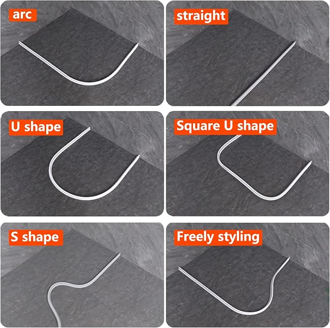 Collapsible Threshold Water Dam, Bendable Silicone Water Blocking Strips,Water Stopper Retention System Silicone Sink Water Splash Guard for Kitchen and Bathroom,Black,2M/79in