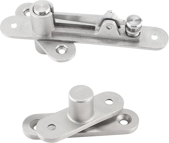 TamBee Door Pivot Hinge Heavy Duty Hidden Bookcase Hinges Secret Door Hinges 360 Degree Shaft Stainless Steel Invisible Door Hinge Hardware