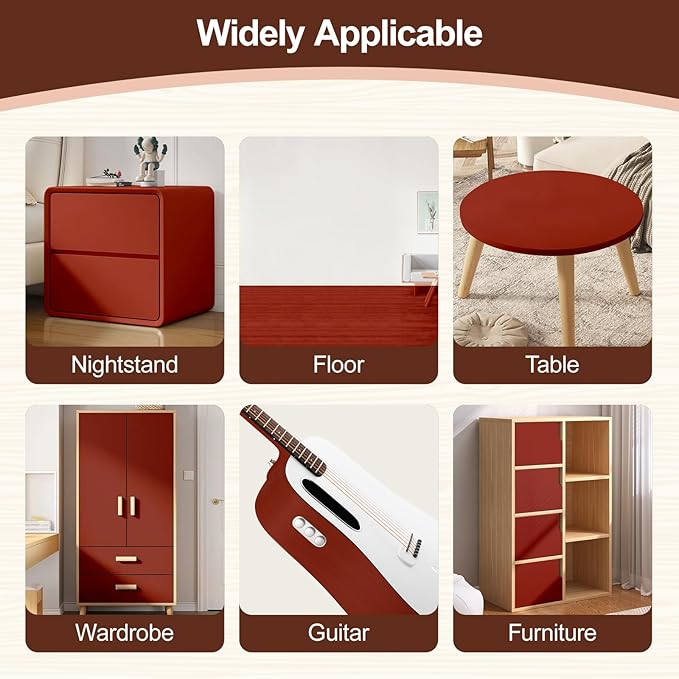BONCART Mahogany Wood Filler,Paintable, Stainable, Sandable, Wood Putty can Quickly Repair Holes, Cracks, Chips, Damage, and Scorched Areas of Wooden Furniture