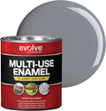 EVOLVE Alkyd Enamel Primer (Gray), 1 Quart – Interior Exterior Oil-Based Primer for Wood, Metal, Concrete, & Masonry
